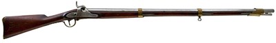 Lot 796 - A SWEDISH MODEL 1845 PERCUSSION SERVICE MUSKET