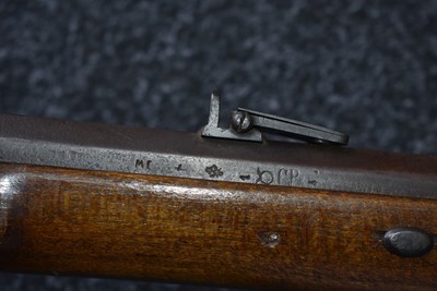 Lot 799 - A .750 CALIBRE AUSTRIAN PERCUSSION MODEL MODEL 1854 LORENZ SHORT JAGER RIFLE
