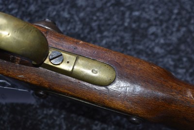 Lot 799 - A .750 CALIBRE AUSTRIAN PERCUSSION MODEL MODEL 1854 LORENZ SHORT JAGER RIFLE