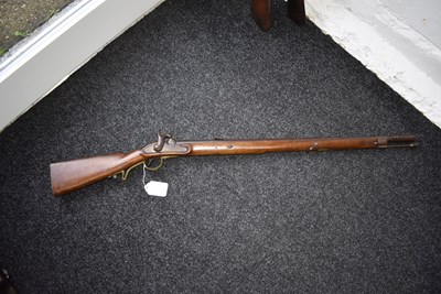 Lot 799 - A .750 CALIBRE AUSTRIAN PERCUSSION MODEL MODEL 1854 LORENZ SHORT JAGER RIFLE