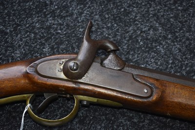 Lot 799 - A .750 CALIBRE AUSTRIAN PERCUSSION MODEL MODEL 1854 LORENZ SHORT JAGER RIFLE