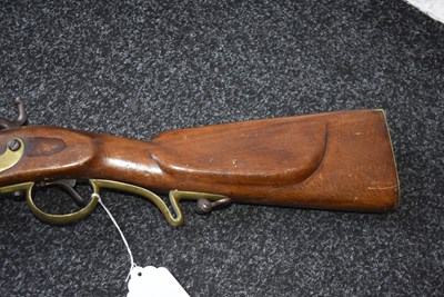 Lot 799 - A .750 CALIBRE AUSTRIAN PERCUSSION MODEL MODEL 1854 LORENZ SHORT JAGER RIFLE