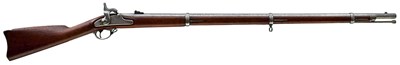 Lot 801 - A .620 CALIBRE AMERICAN PERCUSSION SPRINGFIELD MUSKET