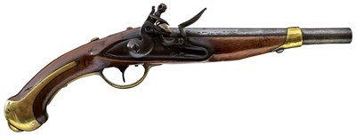 Lot 855 - A .700 CALIBRE CONTINENTAL (DUTCH?) FLINTLOCK SERVICE PISTOL