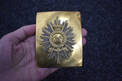 Lot 426 - A 45TH REGIMENT OF FOOT (NOTTINGHAMSHIRE) OFFICER'S SHOULDER BELT PLATE