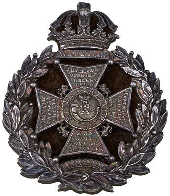 Lot A PRE-CRIMEAN WAR RIFLE BRIGADE OFFICER'S CROSS BELT PLATE