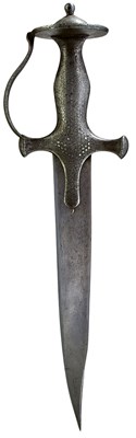 Lot A 19TH CENTURY INDIAN TULWAR HILTED DAGGER