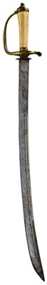 Lot 334 - AN EARLY 18TH CENTURY BRITISH INFANTRY HANGER