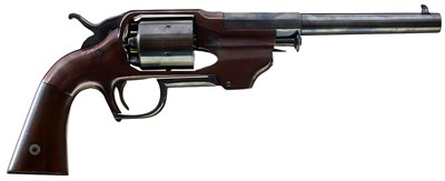 Lot 670 - A .44 CALIBRE SIX-SHOT PERCUSSION ALLEN & WHEELOCK ARMY REVOLVER