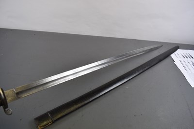 Lot 670 - A 19TH CENTURY INDIAN CAVALRY OFFICER'S SWORD