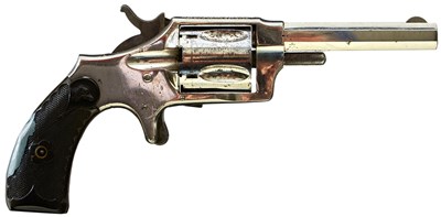 Lot 677 - A .32 RIMFIRE OBSOLETE CALIBRE FIVE-SHOT HOPKINS & ALLEN POCKET REVOLVER