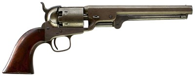 Lot 663 - A.36 CALIBRE SIX-SHOT PERCUSSION LONDON COLT NAVY REVOLVER