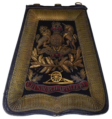 Lot 455 - A VICTORIAN EDINBURGH ARTILLERY OFFICER'S SABRETACHE