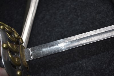 Lot 132 - A VICTORIAN 2ND LIFE GUARDS OFFICER'S SWORD