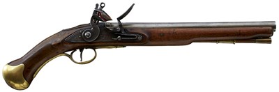 Lot 649 - A .560 CALIBRE FLINTLOCK EAST INDIA COMPANY SEA SERVICE PISTOL