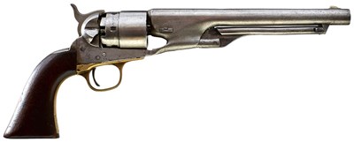 Lot 659 - A .44 CALIBRE SIX SHOT PERCUSSION COLT MODEL 1860 ARMY REVOLVER