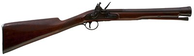 Lot 574 - A CRISP FLINTLOCK BLUNDERBUSS BY SOUTHALL