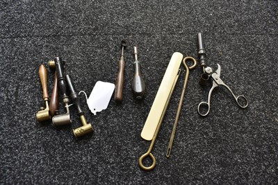 Lot 541 - SIX VARIOUS POWDER AND SHOT MEASURES