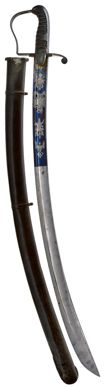 Lot 675 - A 1796 PATTERN LIGHT CAVALRY OFFICER'S SWORD