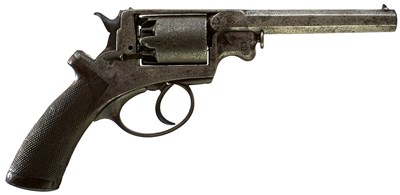 Lot 606 - A 54-BORE FIVE-SHOT LAC BEAUMONT ADAMS REVOLVER