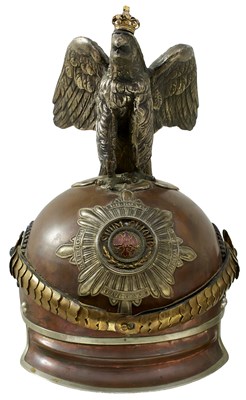 Lot 487 - IMPERIAL GERMAN PRUSSIAN GARDE DU CORPS OFFICER'S PARADE HELMET