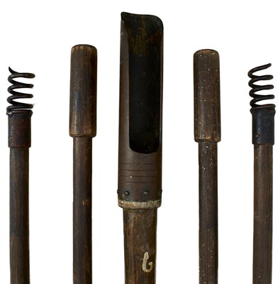 Lot 378 - A SET OF GEORGIAN GUNNER’S LOADING TOOLS