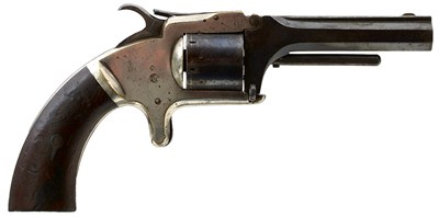 Lot 320 - A .32 RIMFIRE OBSOLETE CALIBRE SEVEN-SHOT RIMFIRE REVOLVER OF SMITH & WESSON TYPE