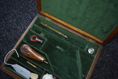 Lot 607 - A CASED 80-BORE PERCUSSION FIVE-SHOT FOURTH MODEL TRANTER REVOLVER
