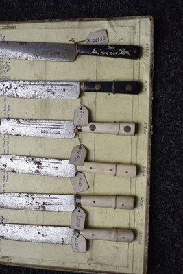 Lot 535 - A JOSEPH ELLIOT & SONS HUNTING KNIFE ADVERTISING DISPLAY BOARD