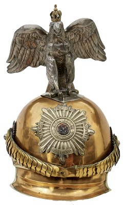 Lot 759 - A COMPOSITE OTHER RANK'S PRUSSIAN GARDE DU CORPS HELMET