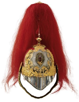 Lot 473 - AN EIIR ROYAL HORSE GUARDS OFFICER'S HELMET