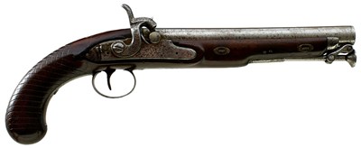 Lot 623 - A .650 CALIBRE PERCUSSION OFFICER'S PISTOL