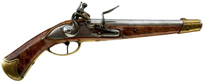 Lot 622 - A .600 CALIBRE SCANDINAVIAN FLINTLOCK SERVICE PISTOL