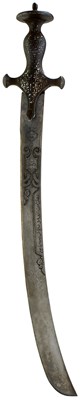 Lot 80 - AN 19TH CENTURY INDIAN TULWAR HILT