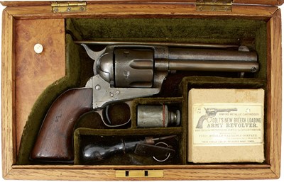 Lot 290 - A .44 RIMFIRE OBSOLETE CALIBRE SIX-SHOT COLT SINGLE ACTION ARMY