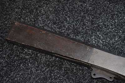 Lot 102 - A 19TH CENTURY 7-BORE INDIAN MATCHLOCK RAMPART GUN