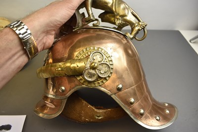 Lot 760 - AN IMPERIAL GERMAN SAXON GARDE-REITER PARADE HELMET