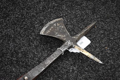 Lot 398 - A 17TH CENTURY HALBERD OR POLEARM