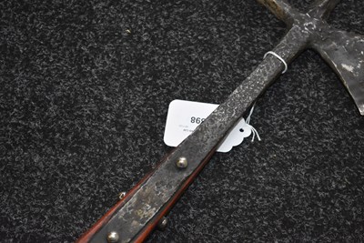 Lot 398 - A 17TH CENTURY HALBERD OR POLEARM