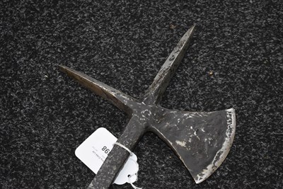 Lot 398 - A 17TH CENTURY HALBERD OR POLEARM