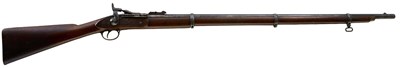 Lot 557 - A .577 OBSOLETE CALIBRE THREE-BAND SNIDER ENFIELD SERVICE RIFLE