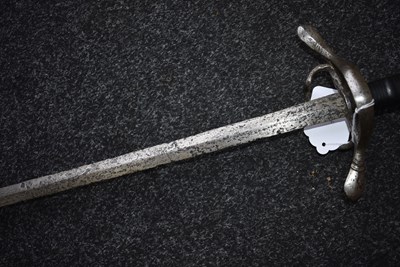 Lot AN EARLY 16TH CENTURY GERMAN BASTARD OR HAND AND A HALF SWORD