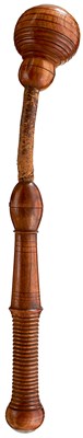 Lot A VICTORIAN TURNED HARDWOOD COSH OR BLUDGEON