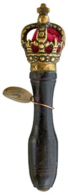 Lot A 19TH CENTURY BRASS TIPSTAFF