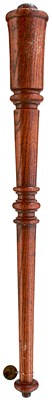 Lot A LARGE VICTORIAN OAK TRUNCHEON