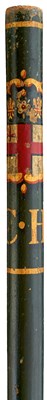 Lot 721 - A VICTORIAN PAINTED WOOD WAND OF OFFICE FOR THE GOVERNOR OF CHRIST'S HOSPITAL