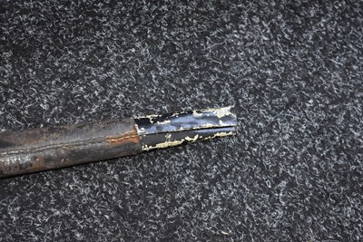 Lot 546 - A VERY RARE 18TH CENTURY 1ST TROOP OF THE HORSE GUARDS OFFICER'S BACK SWORD
