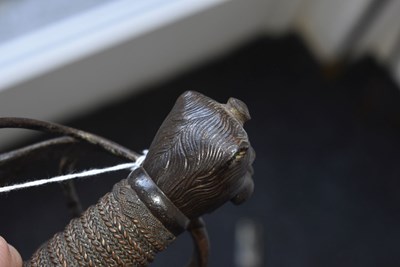 Lot 546 - A VERY RARE 18TH CENTURY 1ST TROOP OF THE HORSE GUARDS OFFICER'S BACK SWORD