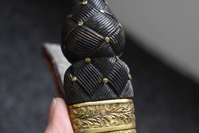Lot 693 - A VICTORIAN SCOTTISH OFFICER'S DIRK TO THE HIGHLAND LIGHT INFANTRY