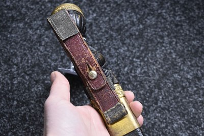 Lot 693 - A VICTORIAN SCOTTISH OFFICER'S DIRK TO THE HIGHLAND LIGHT INFANTRY